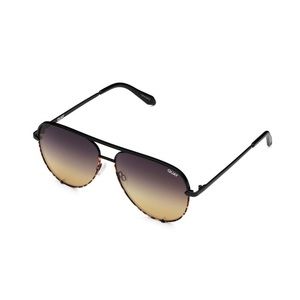 NWT QUAY Two Tone Black Tortoise/Black to Gold Sunglasses